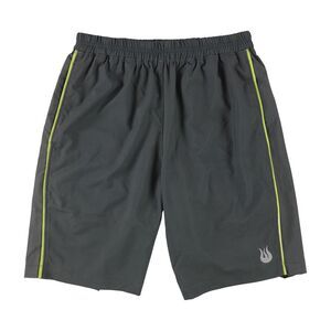 SOLFIRE Mens Speed Athletic Workout Shorts, Grey, NWT